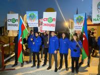 Another Armenian lie exposed: Peaceful protest rally on Azerbaijan's Lachin-Khankandi road continues (PHOTO)