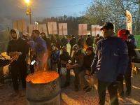 Another Armenian lie exposed: Peaceful protest rally on Azerbaijan's Lachin-Khankandi road continues (PHOTO)
