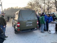 Russian peacekeepers' supply vehicles pass freely through Azerbaijan's Lachin-Khankandi road (PHOTO/VIDEO)