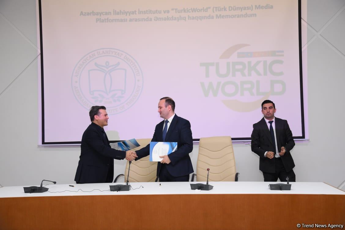 Turkic.World, Azerbaijan Institute of Theology sign memorandum of cooperation (PHOTO)