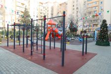 VP of Heydar Aliyev Foundation Leyla Aliyeva takes part in opening of another renovated courtyard within framework of Our Yard project (PHOTO)
