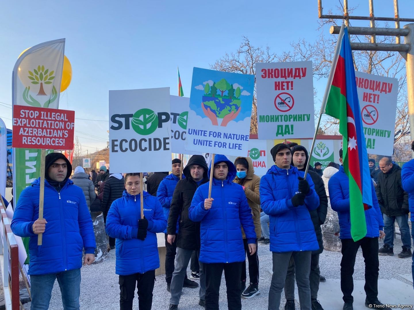 Support from biggest youth organization in Kyrgyzstan for eco-actions on Lachin-Khankendi road