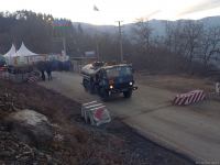 More vehicles of Russian peacekeepers pass freely along Azerbaijan's Lachin-Khankandi road (PHOTO)