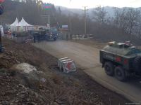 More vehicles of Russian peacekeepers pass freely along Azerbaijan's Lachin-Khankandi road (PHOTO)