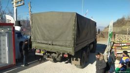 More than dozen vehicles of Russian peacekeepers pass freely along Azerbaijan's Lachin-Khankendi road (PHOTO/VIDEO)