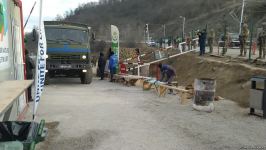 Supply car of Russian peacekeepers freely passes along Azerbaijan's Lachin-Khankendi road (PHOTO/VIDEO)