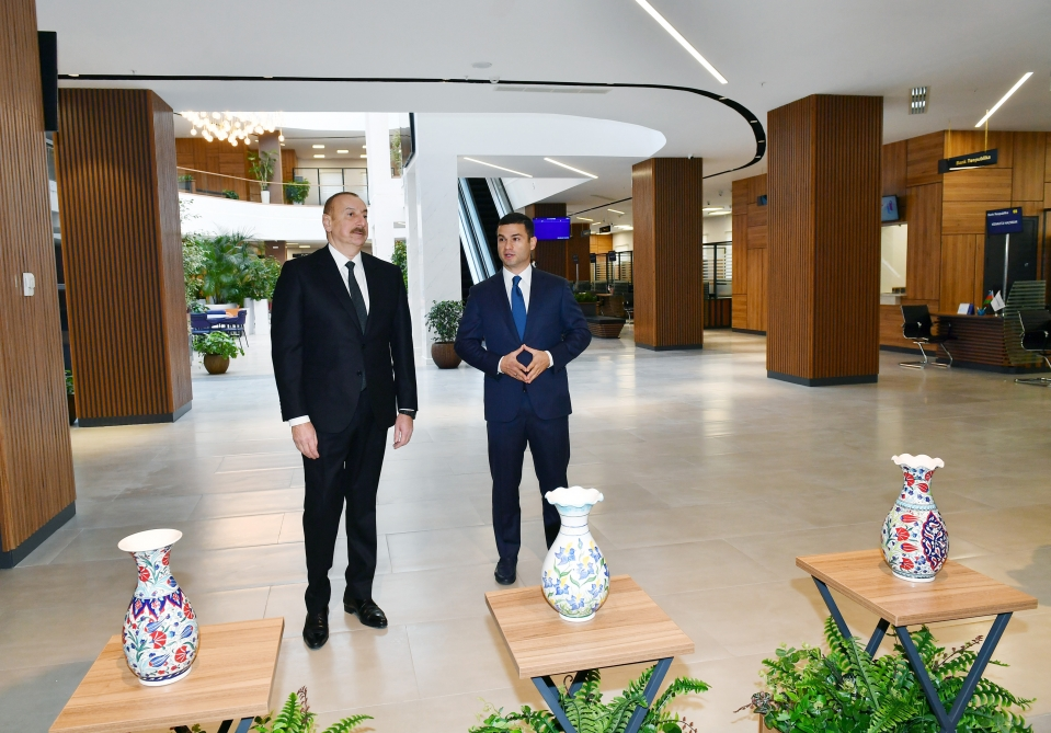 President Ilham Aliyev attends inauguration of “Baku SME house” (PHOTO/VIDEO)