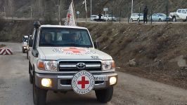 Vehicles of International Committee of Red Cross pass freely along Azerbaijan's Lachin road (PHOTO)