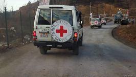 Vehicles of International Committee of Red Cross pass freely along Azerbaijan's Lachin road (PHOTO)