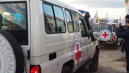 Vehicles of International Committee of Red Cross pass freely along Azerbaijan's Lachin road (PHOTO)