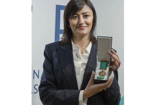 Azerbaijan Gymnastics Federation's secretary-general awarded 'Taraggi' medal (PHOTO)