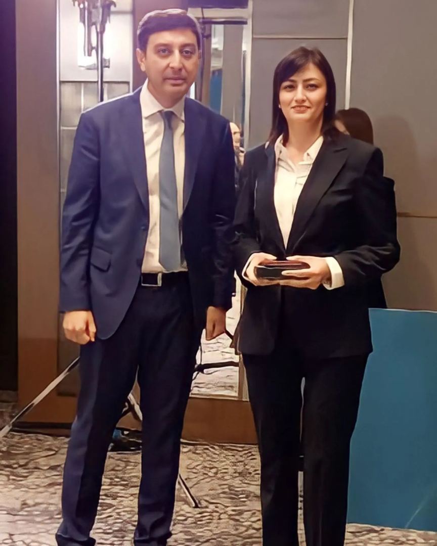Azerbaijan Gymnastics Federation's secretary-general awarded 'Taraggi' medal (PHOTO)