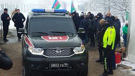 Vehicles of Russian peacekeepers again pass freely along Azerbaijan's Lachin-Khankendi road (PHOTO)