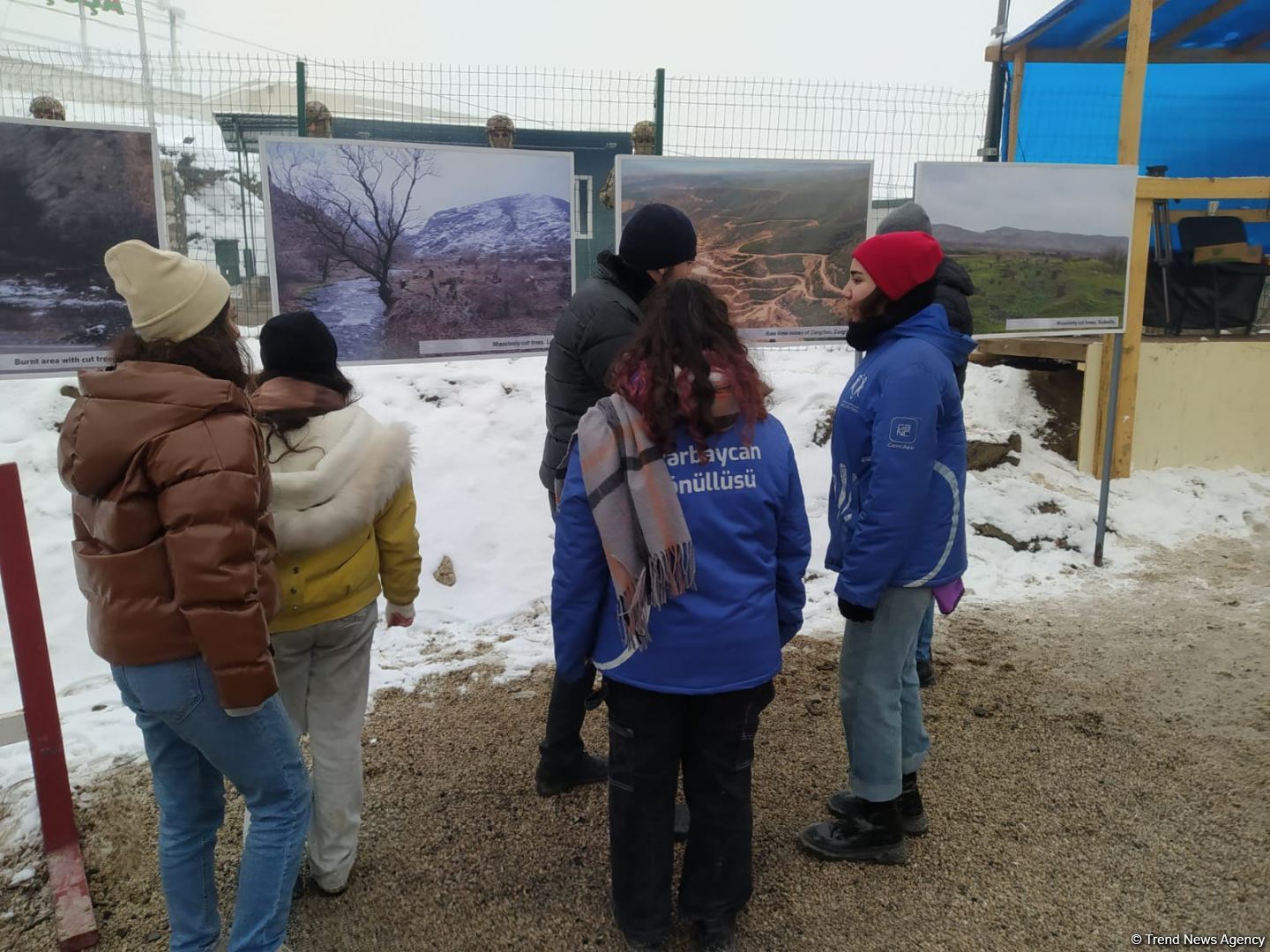 Photo exhibition organized in area of ​​peaceful rally of Azerbaijani eco-activists in Karabakh (PHOTO)