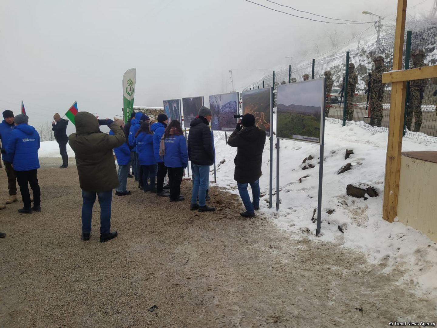 Photo exhibition organized in area of ​​peaceful rally of Azerbaijani eco-activists in Karabakh (PHOTO)