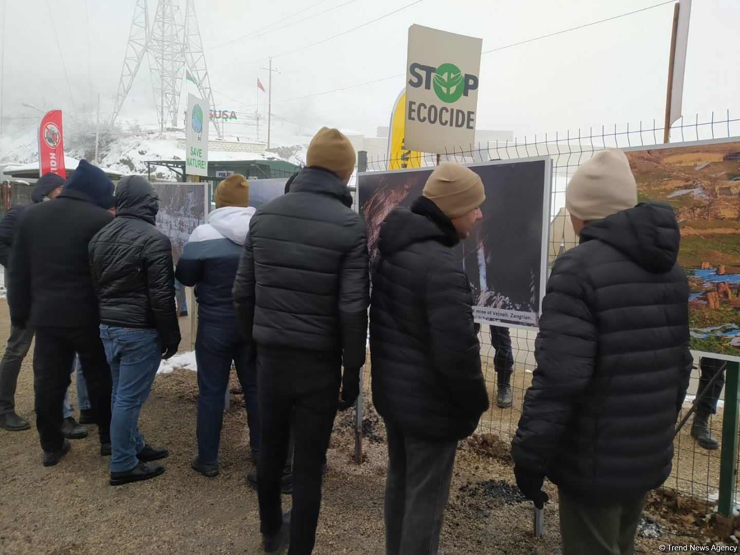 Photo exhibition organized in area of ​​peaceful rally of Azerbaijani eco-activists in Karabakh (PHOTO)