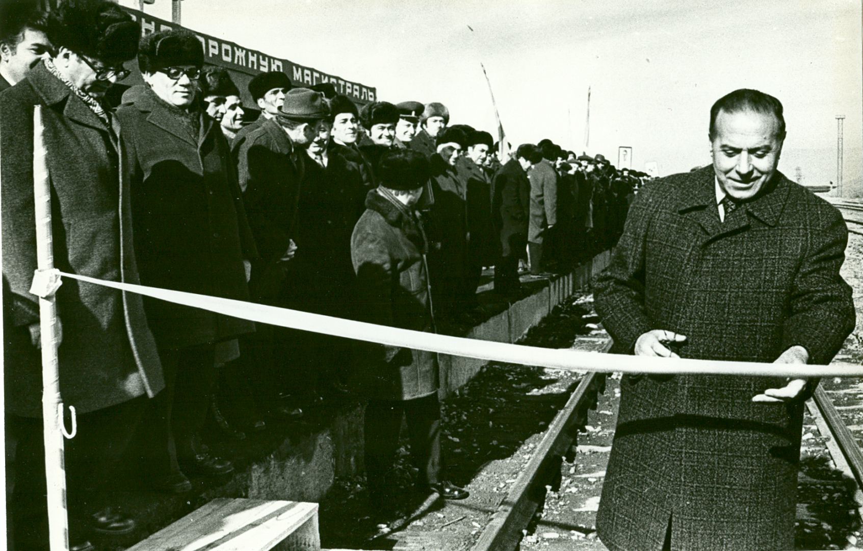 Azerbaijan & Heydar Aliyev on Jan. 12: opening of Aghdam-Khankendi railway (PHOTO)