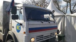 More supply vehicles of Russian peacekeepers move freely along Azerbaijan's Lachin-Khankendi road (PHOTO/VIDEO)