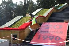 Baku prepares for commemoration of 33rd anniversary of January 20 tragedy (PHOTO)