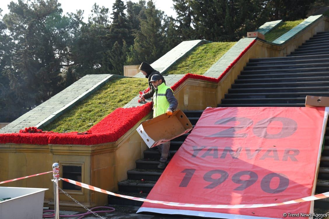 Baku prepares for commemoration of 33rd anniversary of January 20 tragedy (PHOTO)