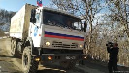 More vehicles of Russian peacekeepers drive freely along Azerbaijan's Lachin-Khankendi road (PHOTO)