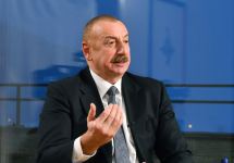 President Ilham Aliyev interviewed by China's CGTN TV channel in Davos (PHOTO/VIDEO)