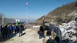 Russian peacekeepers' vehicles move freely along Azerbaijan's Lachin-Khankendi road (PHOTO)