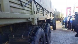 Convoy of Russian peacekeepers' vehicles moves freely along Azerbaijan's Lachin-Khankendi road (PHOTO)