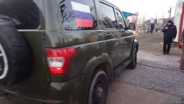 Convoy of Russian peacekeepers' vehicles moves freely along Azerbaijan's Lachin-Khankendi road (PHOTO)
