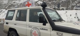 Convoy of six ICRC vehicles pass freely along Azerbaijan's Lachin-Khankendi road (PHOTO)