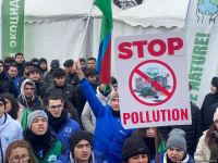 Peaceful protest continues on Azerbaijan's Lachin-Khankendi road despite cold weather (PHOTO)