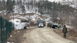Vehicles of Russian peacekeepers pass freely along Azerbaijan's Lachin-Khankendi road (PHOTO/VIDEO)