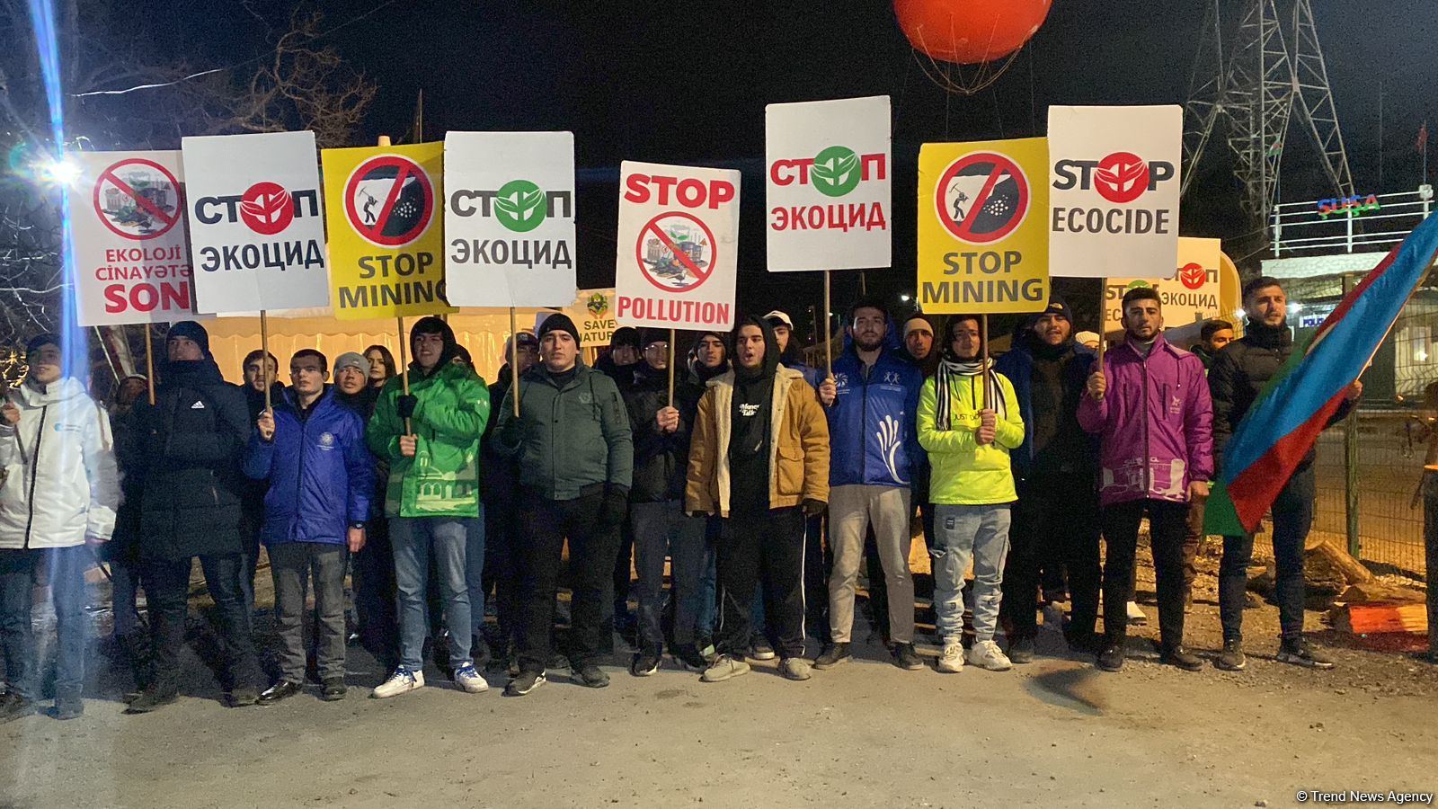 Peaceful protest on Azerbaijan's Lachin-Khankendi road continues (PHOTO/VIDEO)