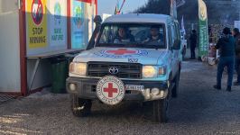 Convoy of ICRC vehicles passes freely along Azerbaijan's Lachin-Khankendi road (PHOTO)