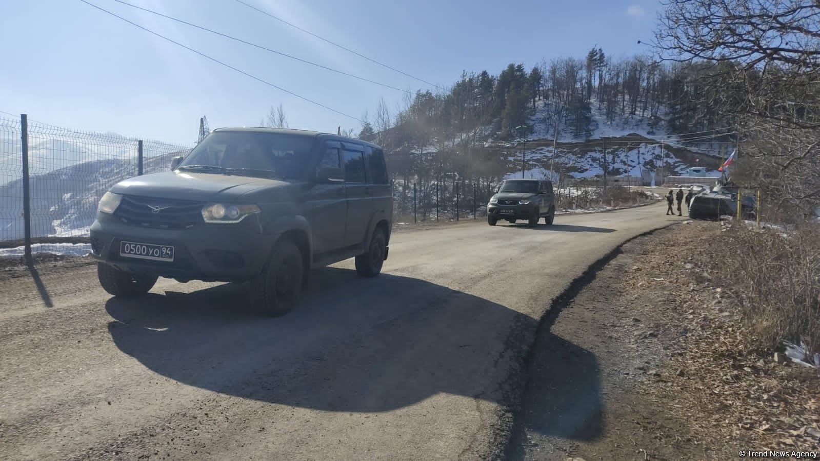 More trucks of Russian peacekeepers freely pass along Azerbaijani Lachin-Khankendi road (PHOTO)