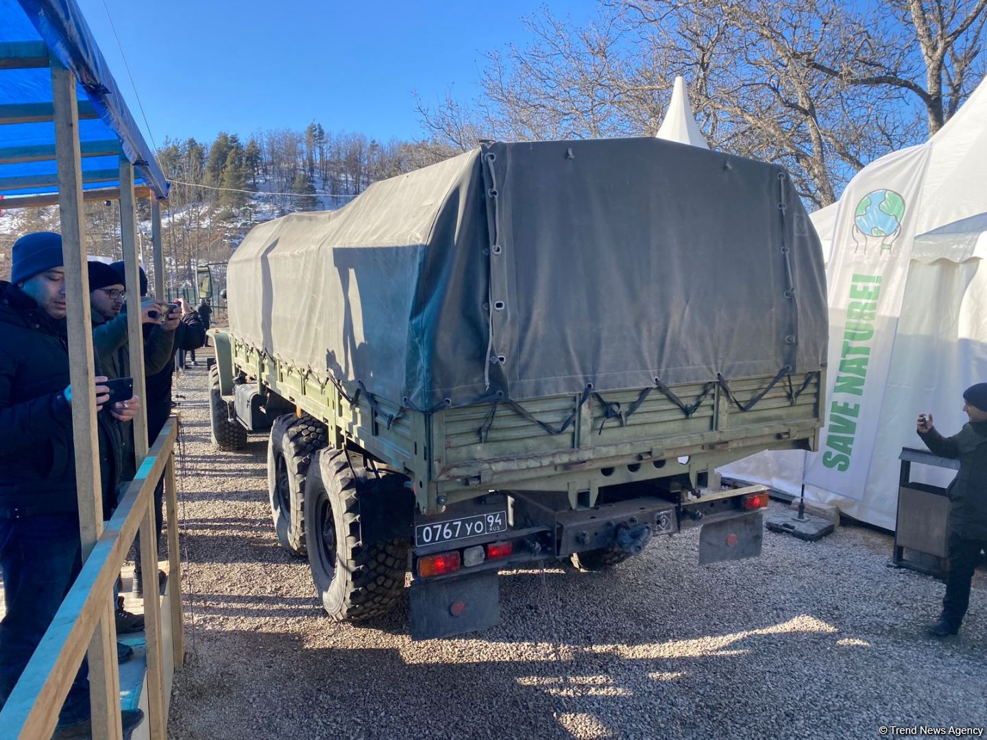 More vehicles of Russian peacekeepers pass freely along Azerbaijan's Lachin-Khankendi road (PHOTO/VIDEO)