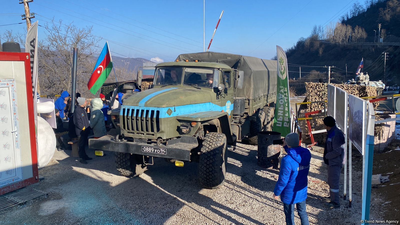 More vehicles of Russian peacekeepers pass freely along Azerbaijan's Lachin-Khankendi road (PHOTO/VIDEO)