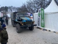 More trucks of Russian peacekeepers drive freely along Azerbaijan's Lachin-Khankendi road (PHOTO)