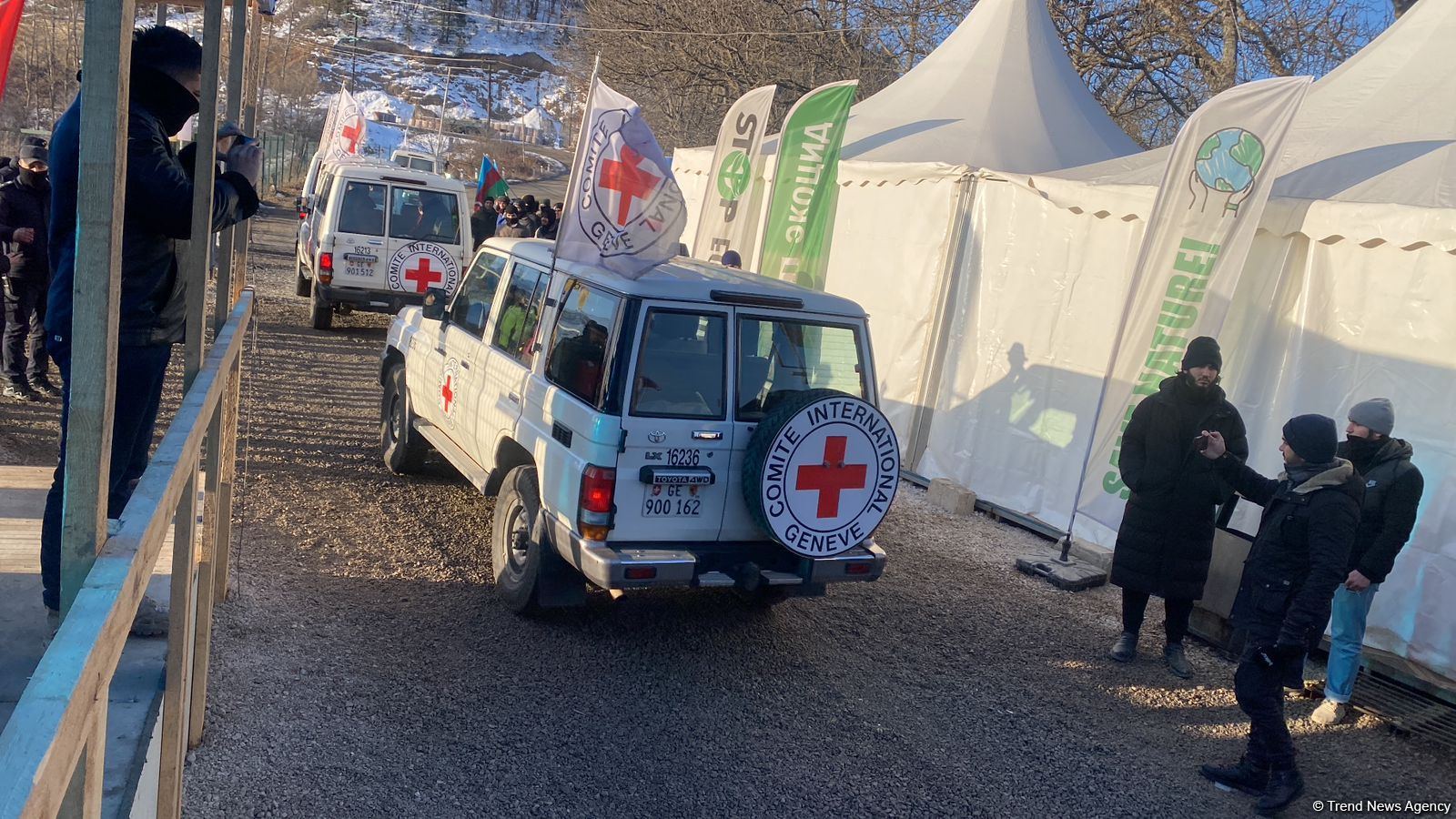 ICRC vehicle convoy passes freely along Azerbaijan's Lachin-Khankendi road (PHOTO)