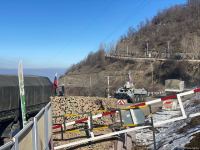 Over dozen vehicles of Russian peacekeepers pass freely along Azerbaijan's Lachin-Khankendi road (PHOTO)