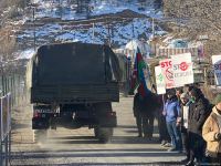 More supply vehicles of Russian peacekeepers move freely along Azerbaijan's Lachin-Khankendi road (PHOTO)