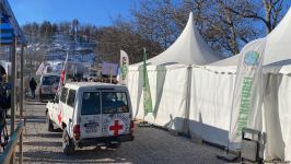 ICRC convoy passes freely along Azerbaijan's Lachin-Khankendi road (PHOTO)