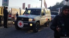 Seven ICRC vehicles drive freely along Azerbaijan's Lachin-Khankendi road (PHOTO)