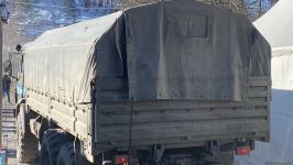 Convoy of Russian peacekeepers passes freely along Azerbaijan's Lachin-Khankendi road (PHOTO)