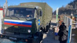 Convoy of Russian peacekeepers passes freely along Azerbaijan's Lachin-Khankendi road (PHOTO)