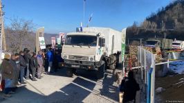 Convoy of Russian peacekeepers passes freely along Azerbaijan's Lachin-Khankendi road (PHOTO)