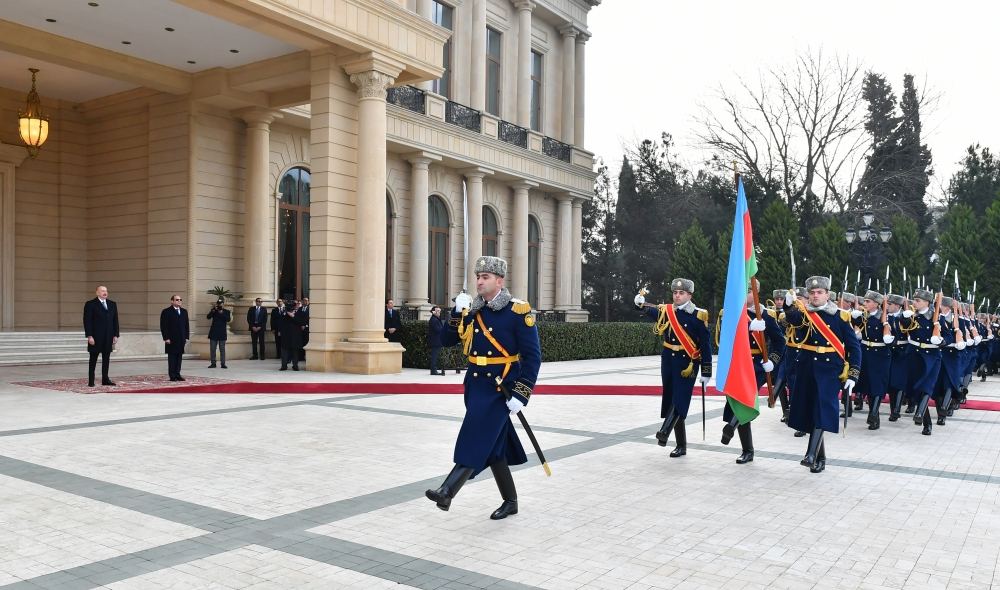 Official welcoming ceremony held for Egyptian President Abdelfattah El-Sisi (PHOTO/VIDEO)