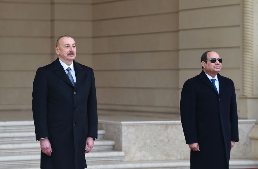 Official welcoming ceremony held for Egyptian President Abdelfattah El-Sisi (PHOTO/VIDEO)