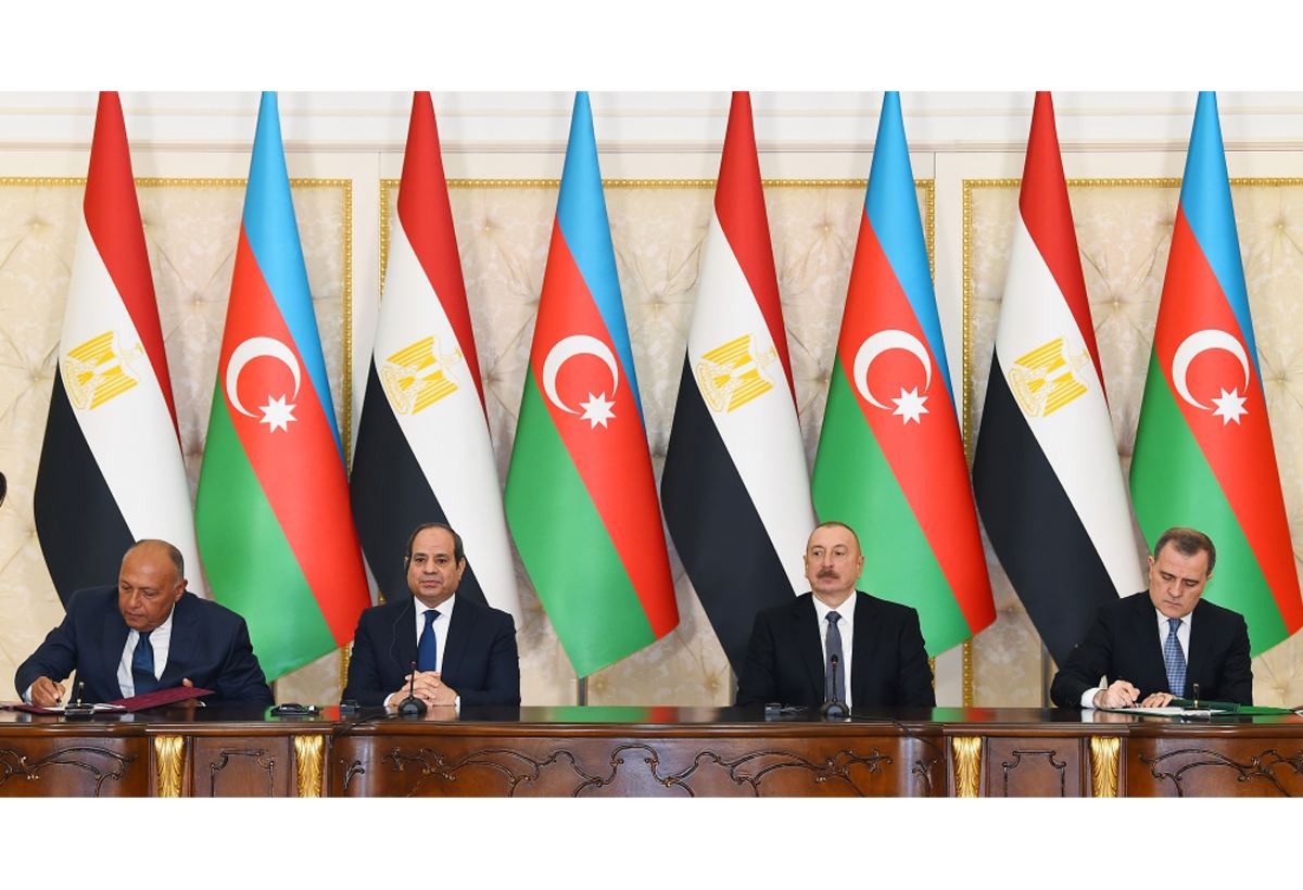 Azerbaijan, Egypt sign documents (PHOTO/VIDEO)