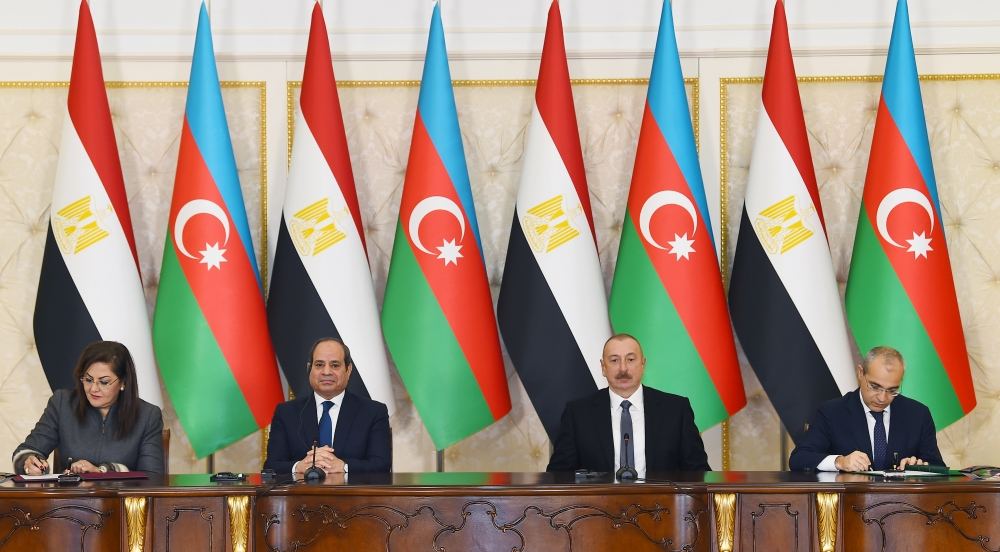 Azerbaijan, Egypt sign documents (PHOTO/VIDEO)